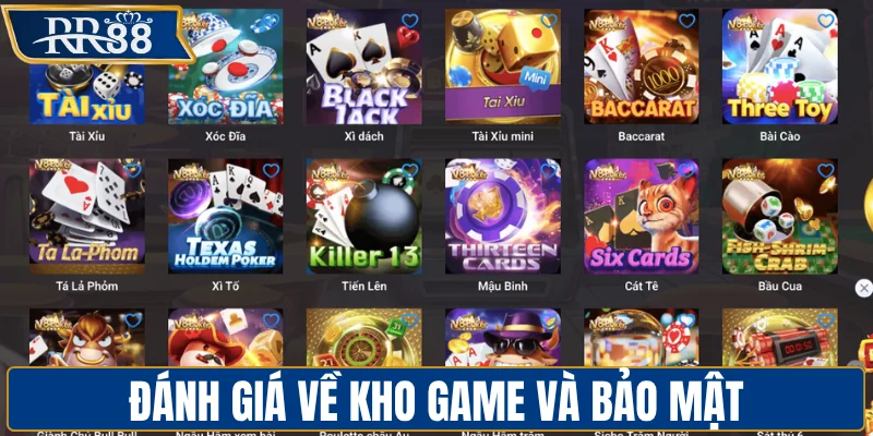Đánh giá về kho game và bảo mật